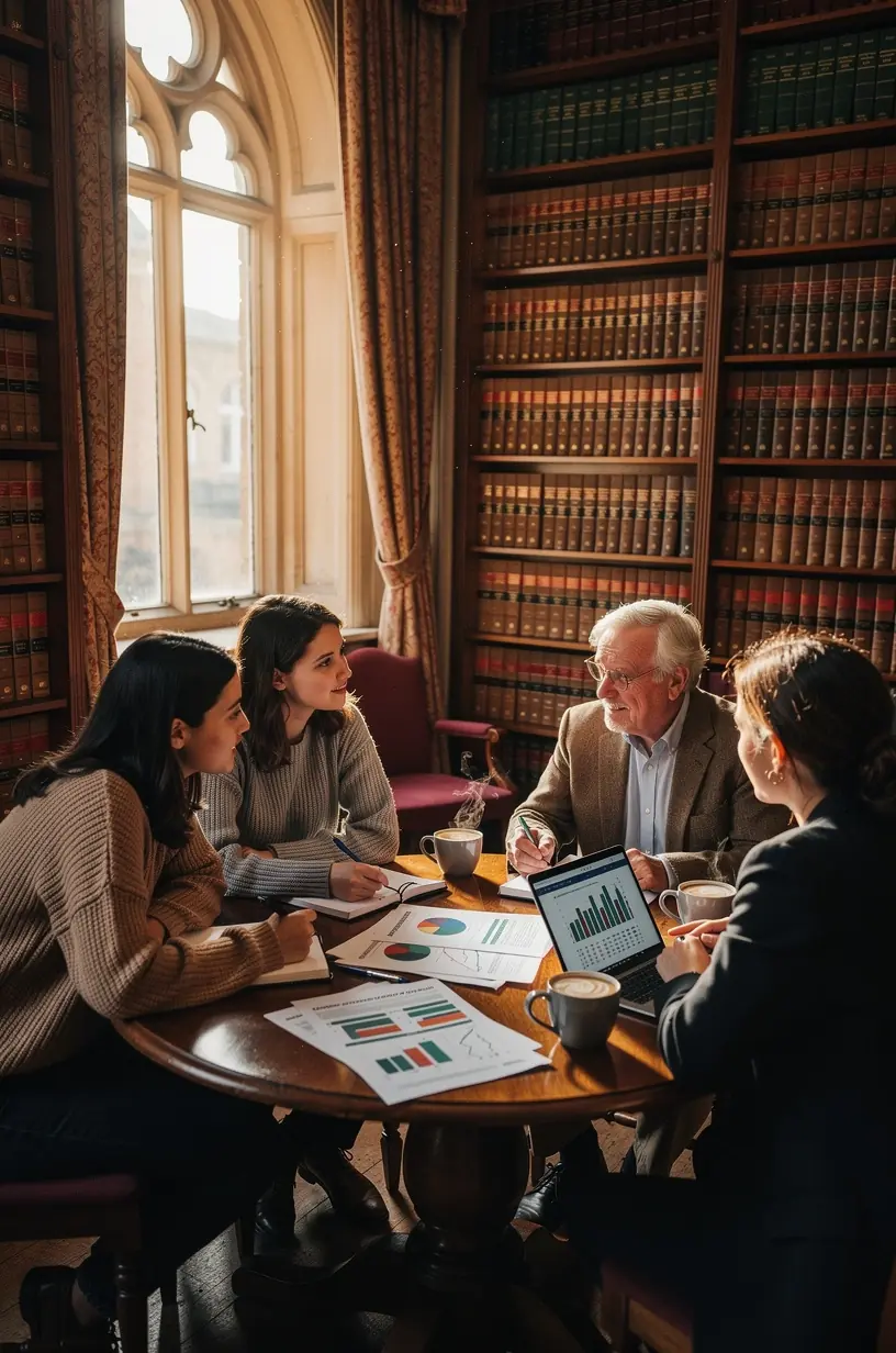 Professional team collaboration